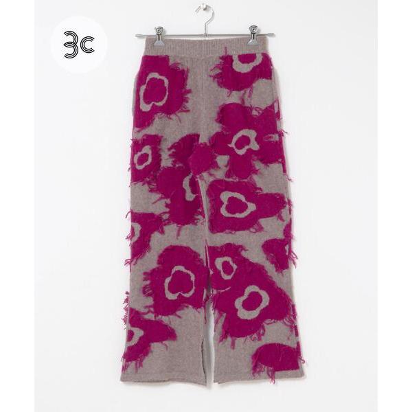 ニット セーター cwtch　UTOPIA FLOWER KNIT PANTS レディース