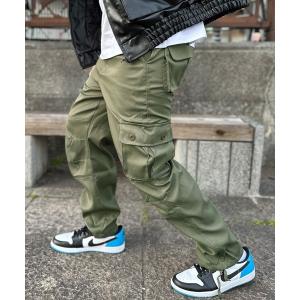 カーゴパンツ ミリタリーカーゴパンツ /ドロスト 裾絞り メンズ