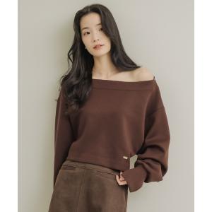 tシャツ 「大人気スウェットからショートver.が新登場！」ショートワンショルカットスウェット レディース