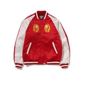 A BATHING APE（アベイシングエイプ） スカジャン JAPANESE PEONY