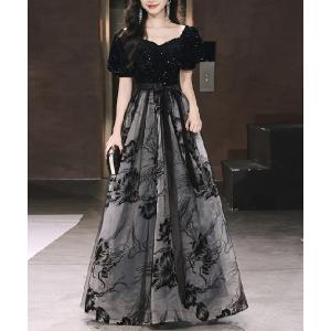 ワンピース スパンコールプリンセスドレス