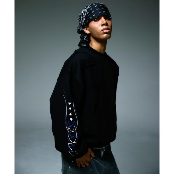 トレーナー スウェット LIBERE リベーレ / WESTERN FLAME CREWNECK S...