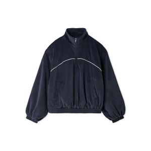 ベロアジッププルオーバー レディース