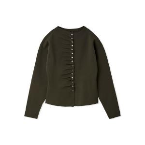 ニット セーター naminami ボタンニットトップス レディース