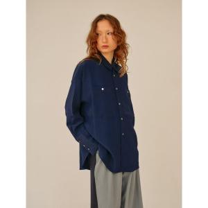 ブラウス シャツ ビッグポケットシャツ レディース