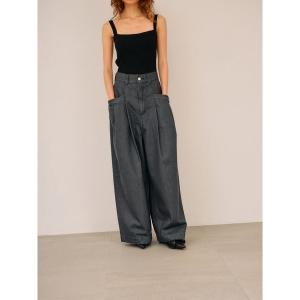 ジーンズ デニム デニムパンツ ポケットデザインデニムパンツ レディース