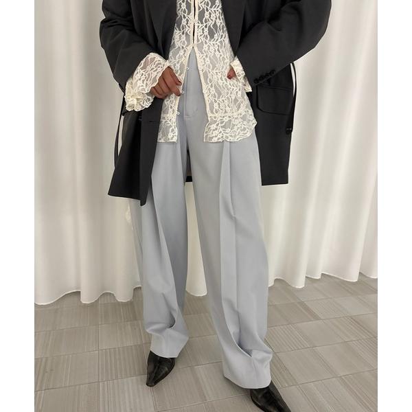 スラックス パンツ UND TUCK BONTAN PANTS レディース