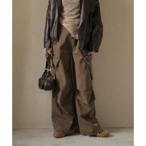 ワイドパンツ カーゴパンツ ワイドレッグカーゴパンツ レディース