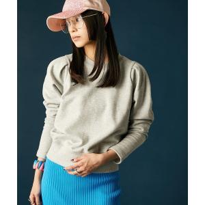 トレーナー スウェット パフスリーブクルーネックスウェット「大きいサイズ有」GEVS. レディース