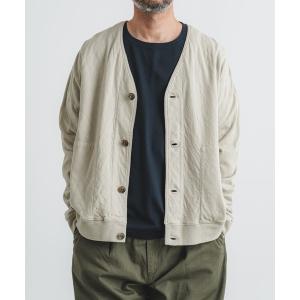 トレーナー スウェット キルトJQ Vカーディガン メンズ