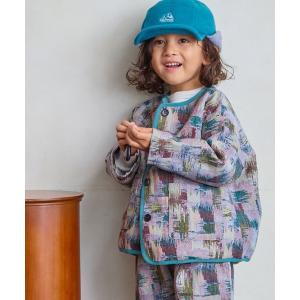 コート アウター ゴブラン織ノーカラージャケット キッズ 子供服 男の子 女の子