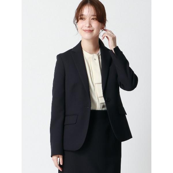 ジャケット テーラードジャケット ジャケット ウォッシャブル ストレッチ 防シワ ウールライクポリエ...