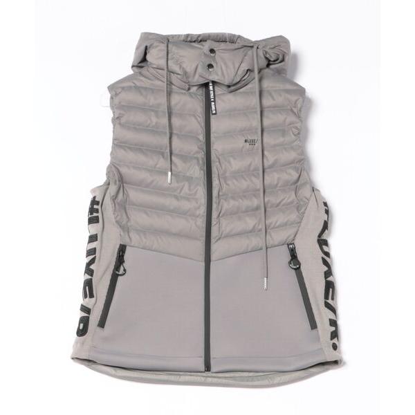 ダウンベスト ベスト (RM)「LUXE/R GOLF」2WAY コンビネーション ダウン フード ...