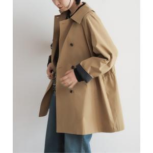 コート アウター 「予約」ハイカウントツイル　ダブルショートコート レディース