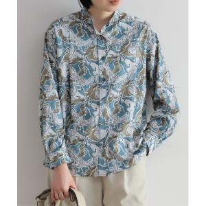 ブラウス シャツ スケッチホースPT　チビ衿ブラウス レディース