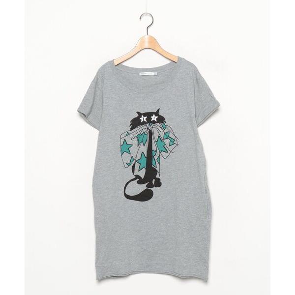 「SEE BY CHLOE」 半袖ワンピース 40 グレー レディース