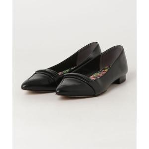 「JILLSTUART shoe」 フラットパンプス 22.5cm ブラック系その他 レディース