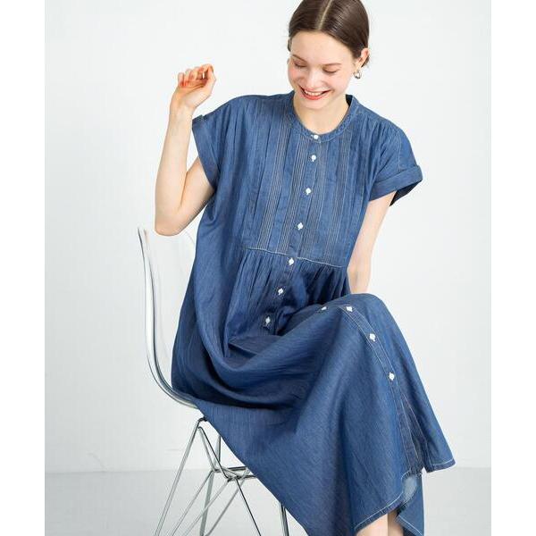 「URBAN RESEARCH Sonny Label」 半袖ワンピース FREE ライトインディゴ...