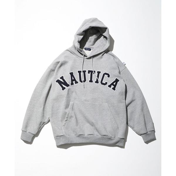 「NAUTICA」 プルオーバーパーカー - グレー メンズ
