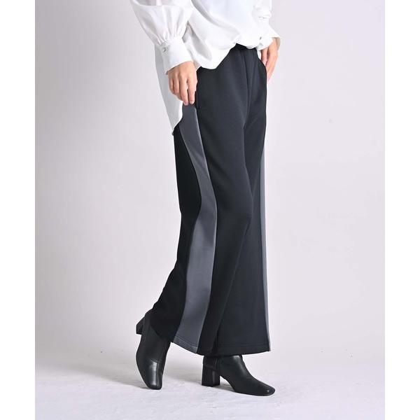 スウェットパンツ ジャージ バイカラーラインスエットパンツ レディース