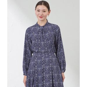 ブラウス シャツ 「LIBERTY」Vine Thief バックサテンジョーゼットブラウス レディース