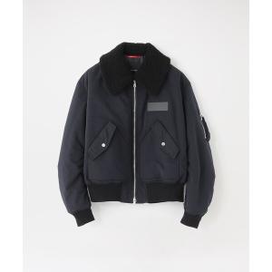 ブルゾン アウター ボアカラーフライトブルゾン メンズ