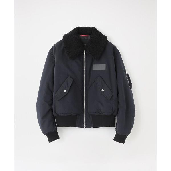 ブルゾン アウター ボアカラーフライトブルゾン メンズ