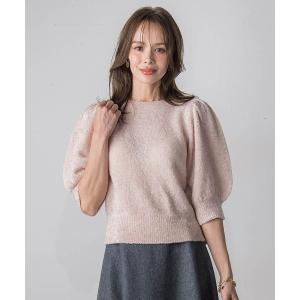 ニット セーター ラメシャギーニット「手洗い可能」 レディース