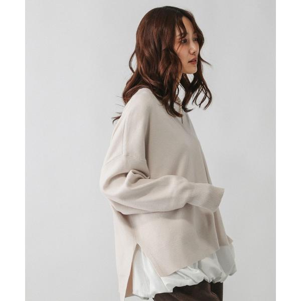 ニット セーター メルティリブＶネックプルオーバー/579519 レディース