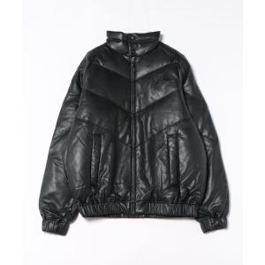 コート ジャケット FIRST DOWN/ファーストダウン/別注 VEGAN LEATHER メンズ レディース