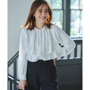 ブラウス シャツ ノーブルジョーゼット ブラウス レディース