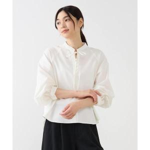 ブラウス シャツ 「ストレッチクロスラグランブラウス」 レディース