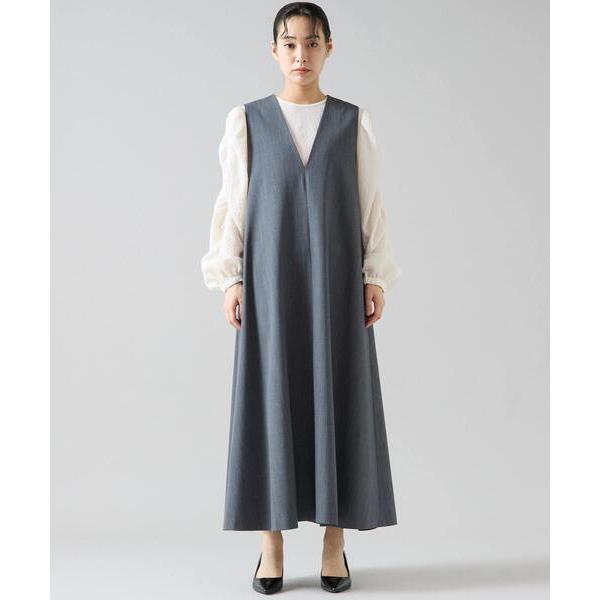 ワンピース ウールギャバサーキュラージャンスカ