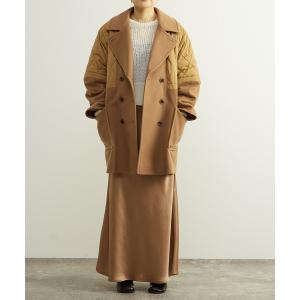 コート アウター キルトドッキングコート レディース