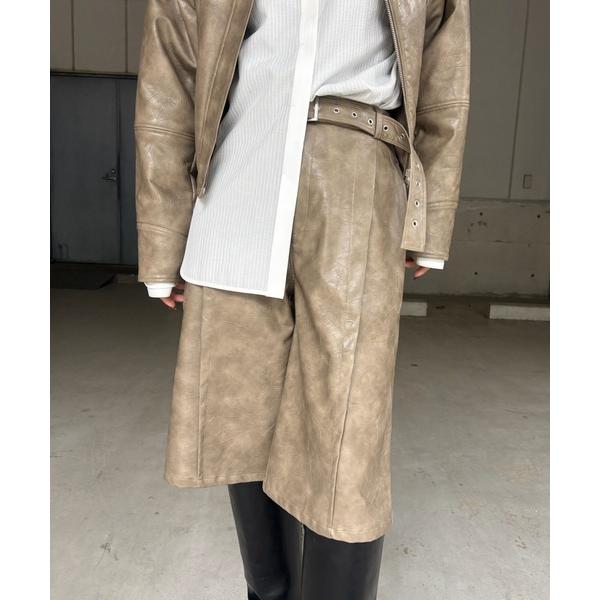 パンツ UND CRUSHED BERMUDA PANTS レディース