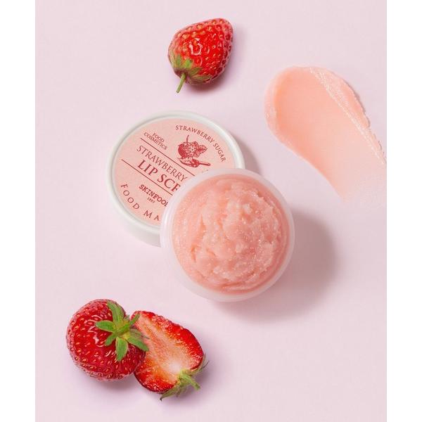 ピーリング スキンフード skinfood 「新商品」ストロベリーシュガーフードマスクリップスクラブ