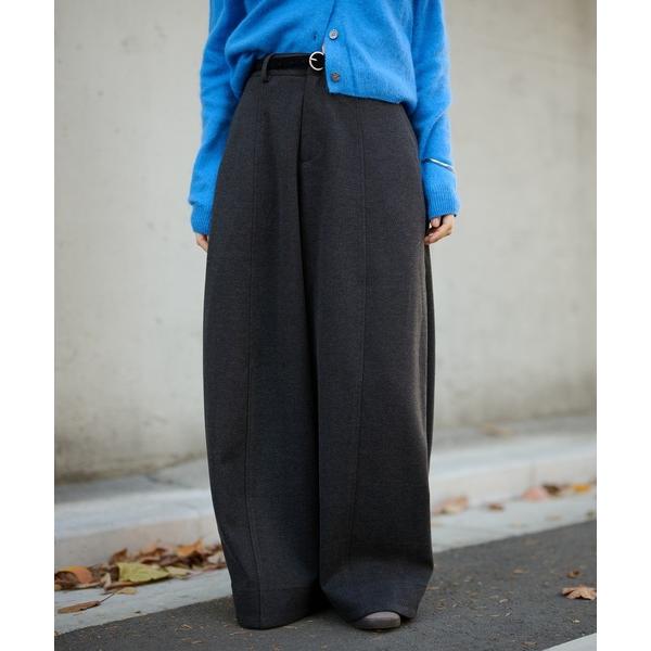 ワイドパンツ パンツ center seam curve wide pants /センターシームカー...