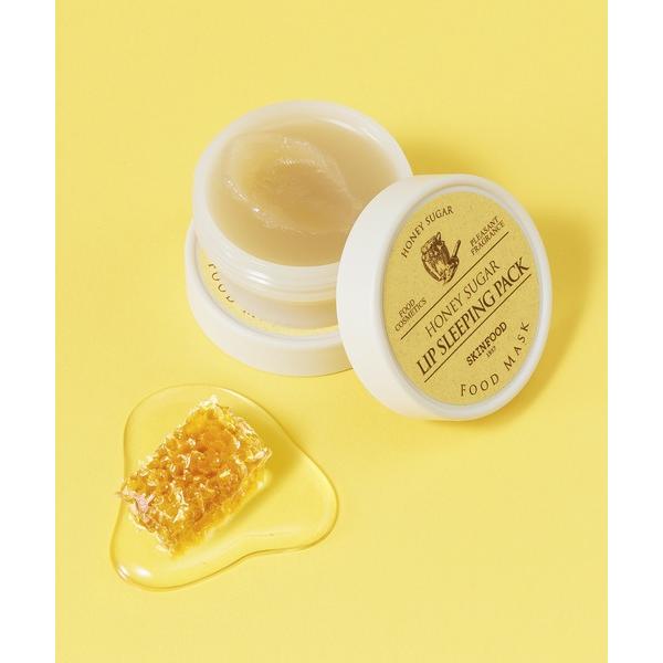 パック シートマスク スキンフード skinfood 「新商品」ハニーシュガーフードマスクリップスリ...