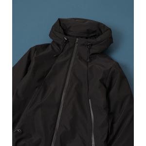 ダウンジャケット ダウン MMMM フーデットダウンジャケット/撥水/ポリエステルコーティング メンズ レディース