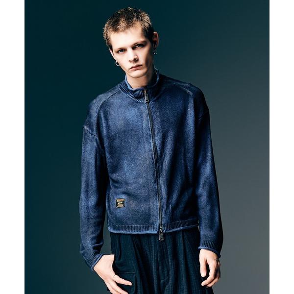 セーター ニット Paraffin Coated Knit Blouson / パラフィンコートニッ...