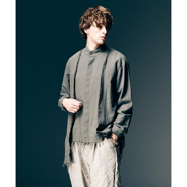 シャツ Layered Cardigan Shirt / レイヤードカーディガンシャツ メンズ レデ...