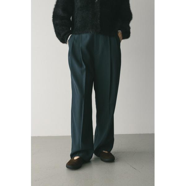 スラックス パンツ 「WEB限定」ベーシックツータックパンツロング レディース