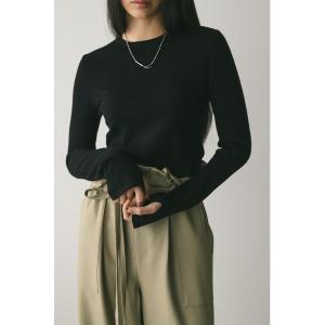 フィンガーホールニットセーター レディース