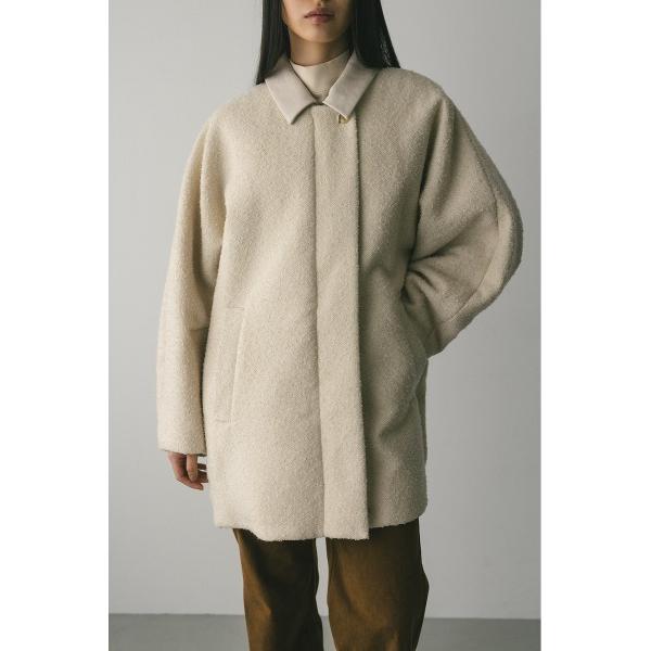 コート アウター 「niaulab TV by ZOZO紹介」ツイードミディコート レディース