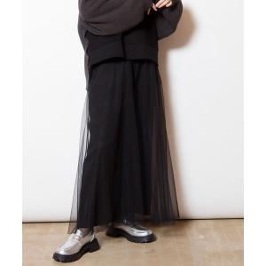 パンツ チュールレイヤードパンツ レディース