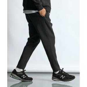 スウェットパンツ ジャージ 「BLACK LABEL」”SORONA” CLUB PANTS：セットアップ ダンボールニット テーパードパンツ メンズ