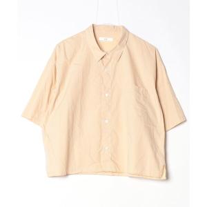 「y/m by れぽすけ」 半袖シャツ MEDIUM ベージュ メンズ