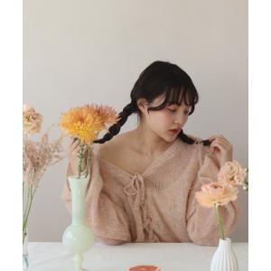 「muguet」 長袖ニット FREE ベビーピンク レディース