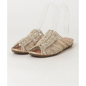 「tsumori chisato WALK」 フラットサンダル - ベージュ レディース