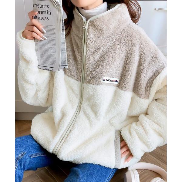 「Java」 ブルゾン X-LARGE アイボリー レディース